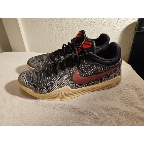 Nike Mamba Rage Sneakers Mens Size 11 Black Crimson Basketball